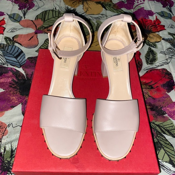 Valentino Shoes - Valentino Soul Rockstud Ankle Sandals Valentino Shoes - Valentino Soul Rockstud Ankle Sandals